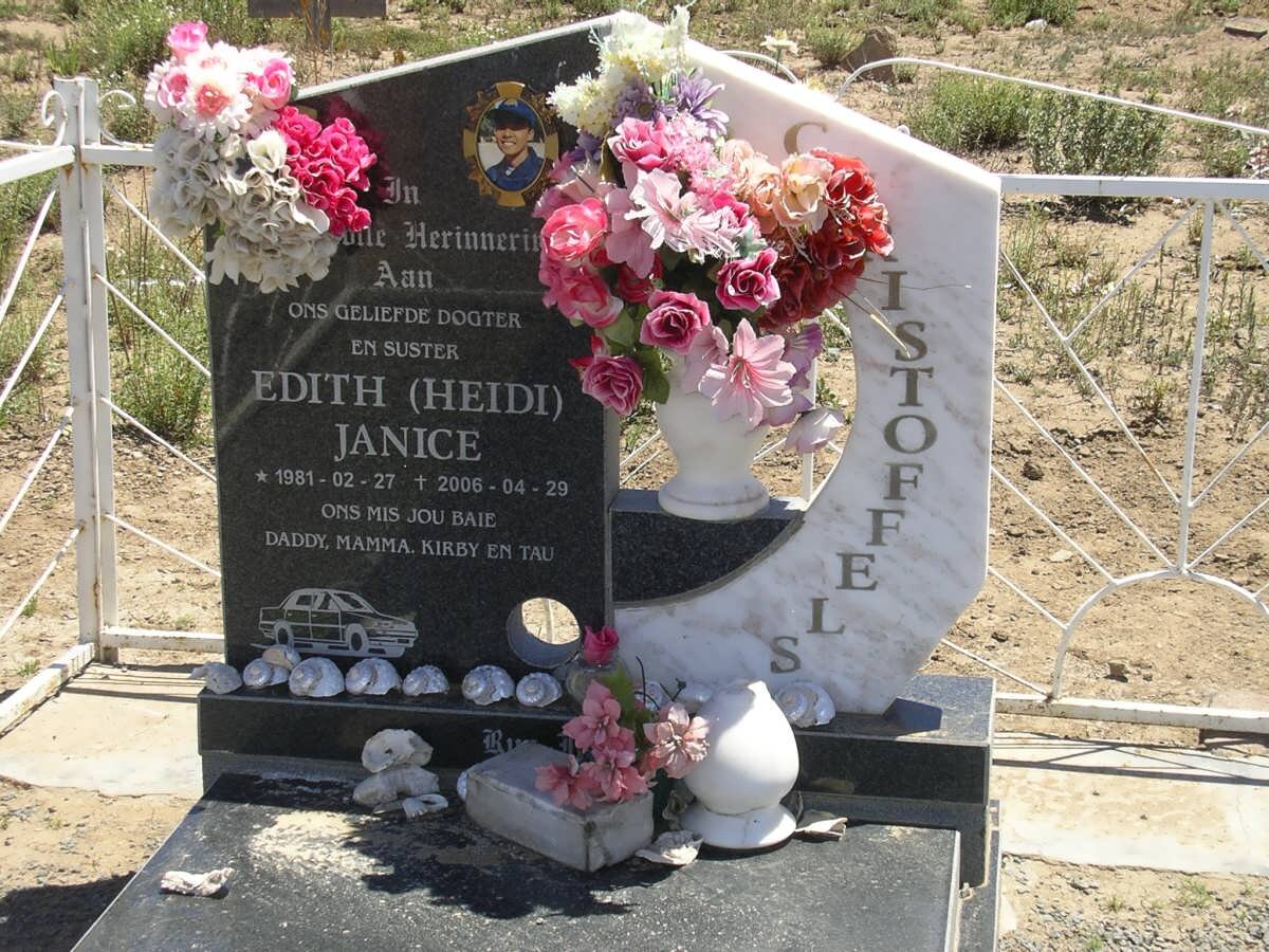 CHRISTOFFELS Edith Janice 1981-2006