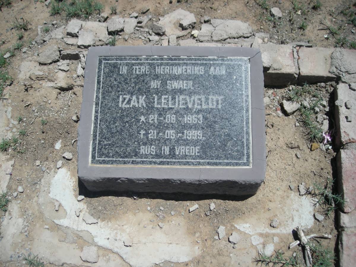 LELIEVELDT Izak 1953-1999