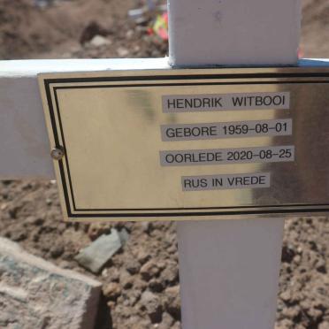 WITBOOI Hendrik 1959-2020