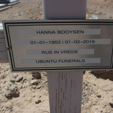 BOOYSEN Hanna 1953-2019
