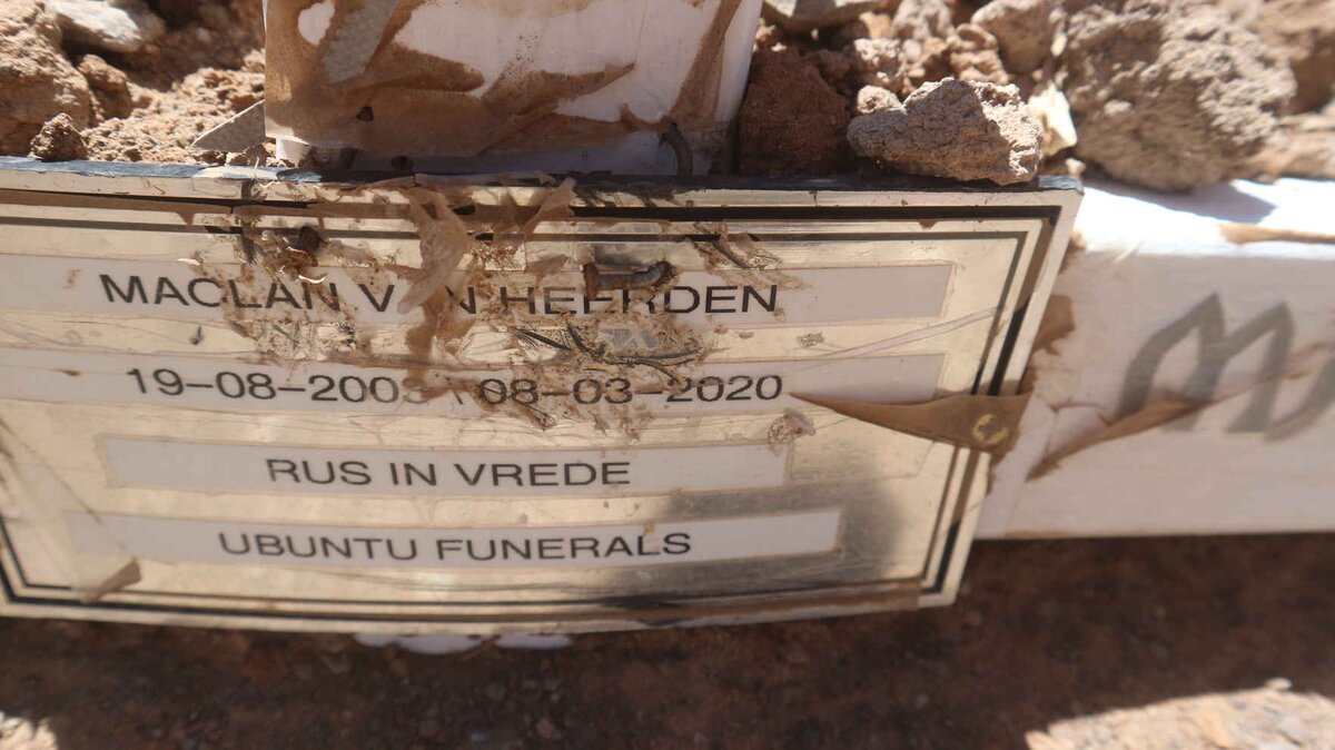 HEERDEN Maclan, van 200?-2020