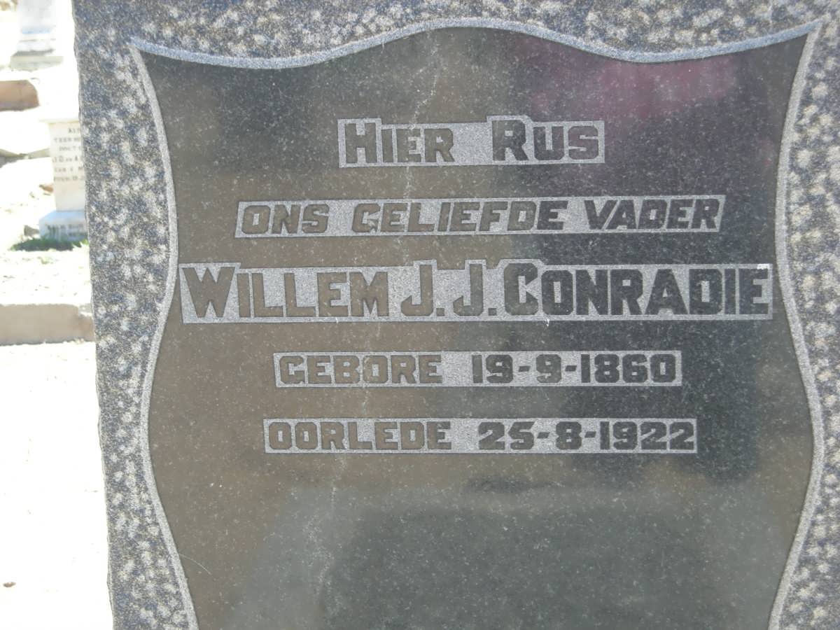 CONRADIE Willem J.J. 1860-1922