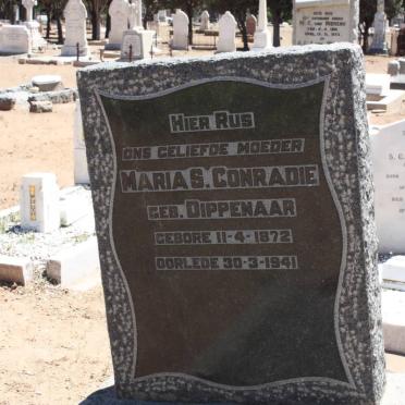 CONRADIE Maria S. nee DIPPENAAR 1872-1941