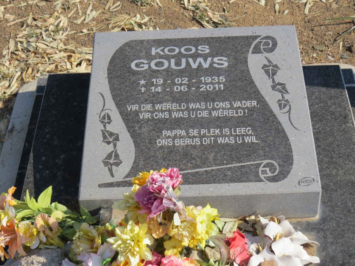 GOUWS Koos 1935-2011