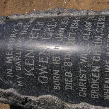 GREY Kenneth Owen 1908-1944