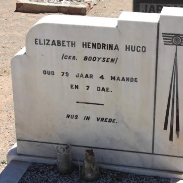 HUGO Elizabeth Hendrina nee BOOYSEN
