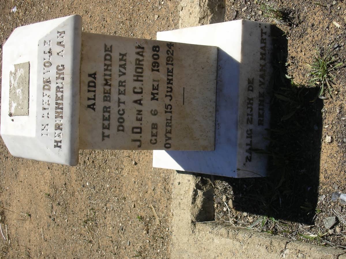 HORAK Alida 1908-1924