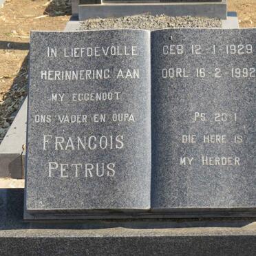 NAUDE Francois Petrus 1929-1992