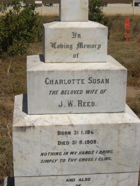 REED Charlotte Susan 1866-1908