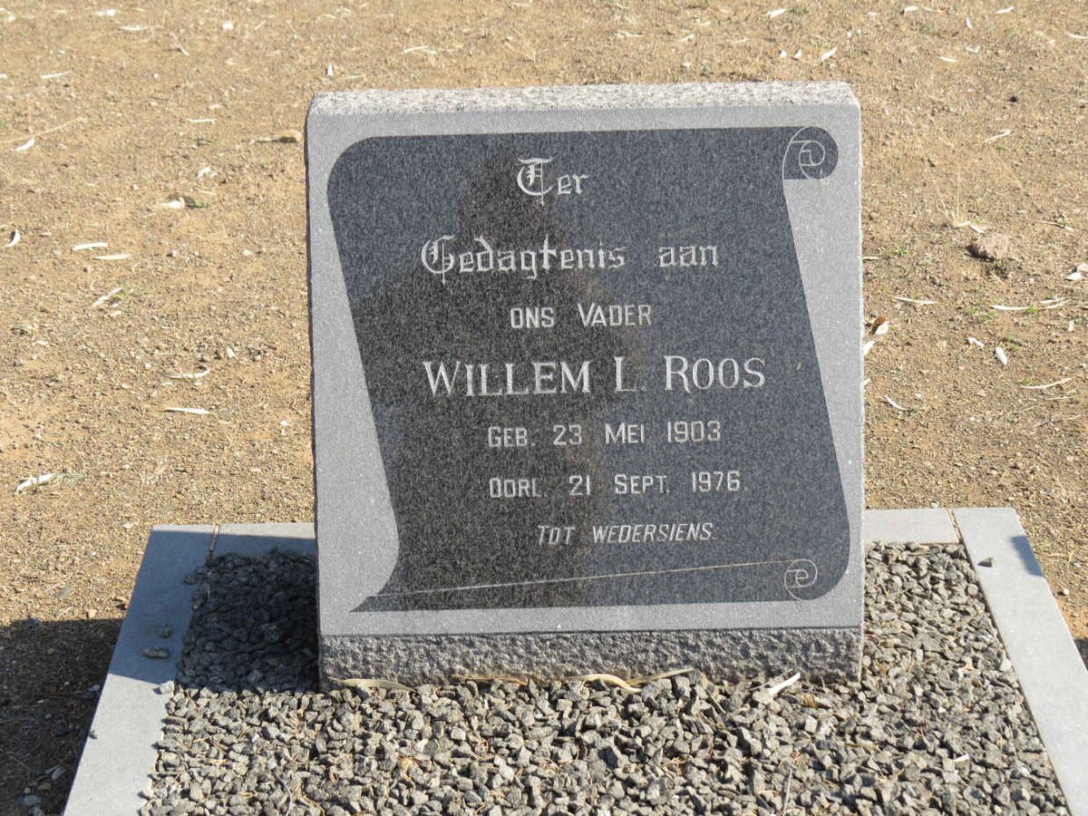 ROOS Willem L. 1903-1976 &amp; Agnes T. EWING 1902-1960