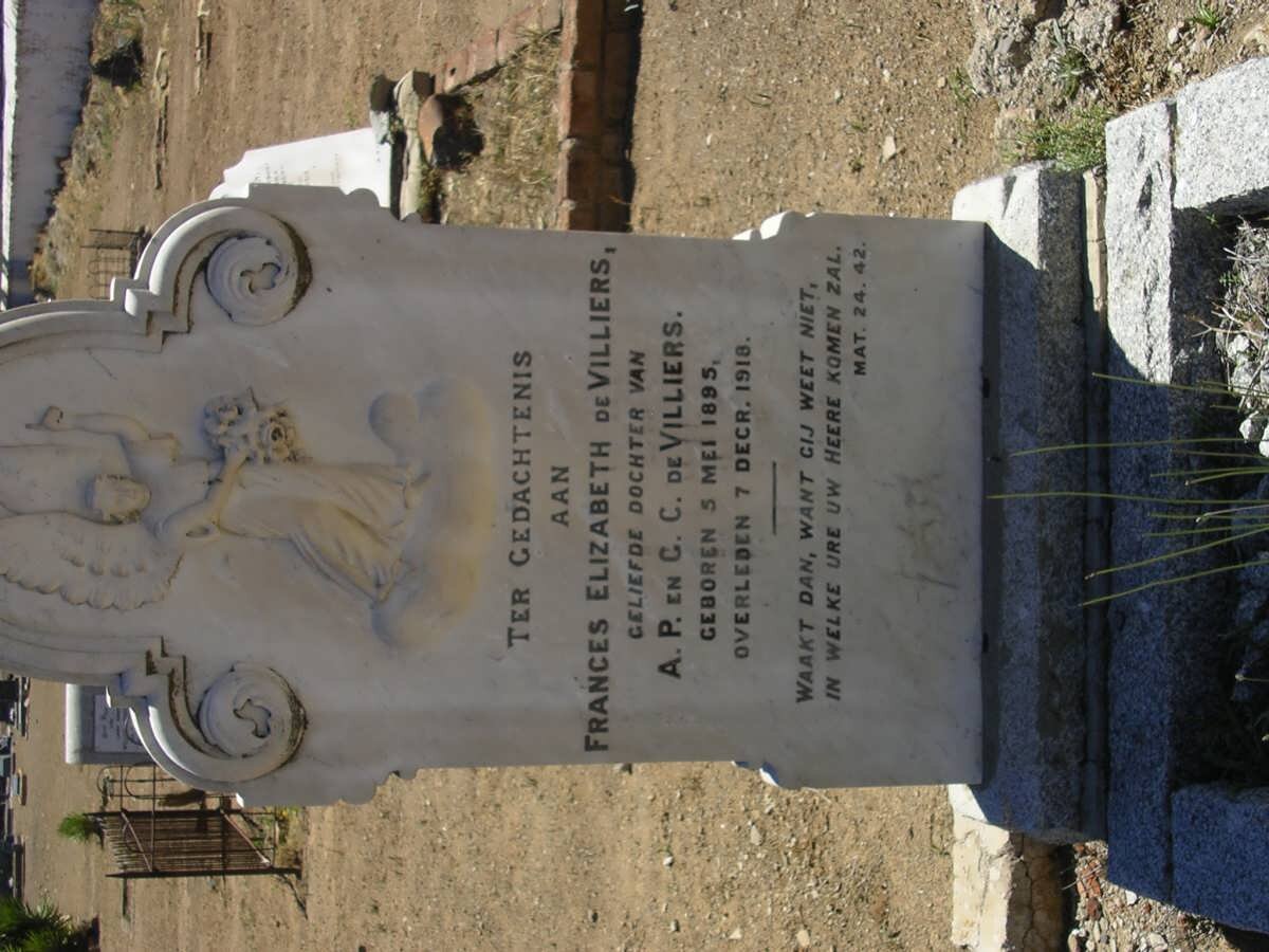 VILLIERS Frances Elizabeth, de 1895-1918