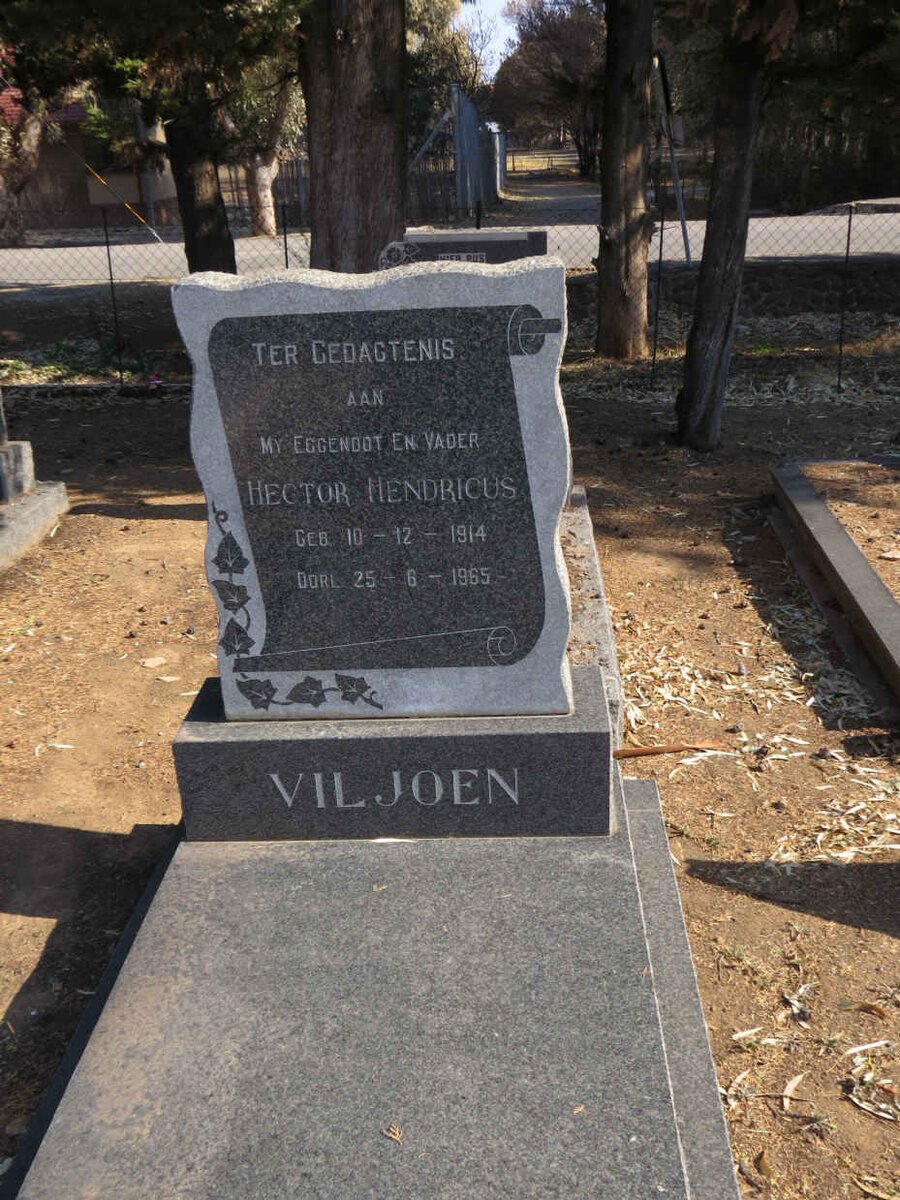 VILJOEN Hector Hendricus 1914-1965