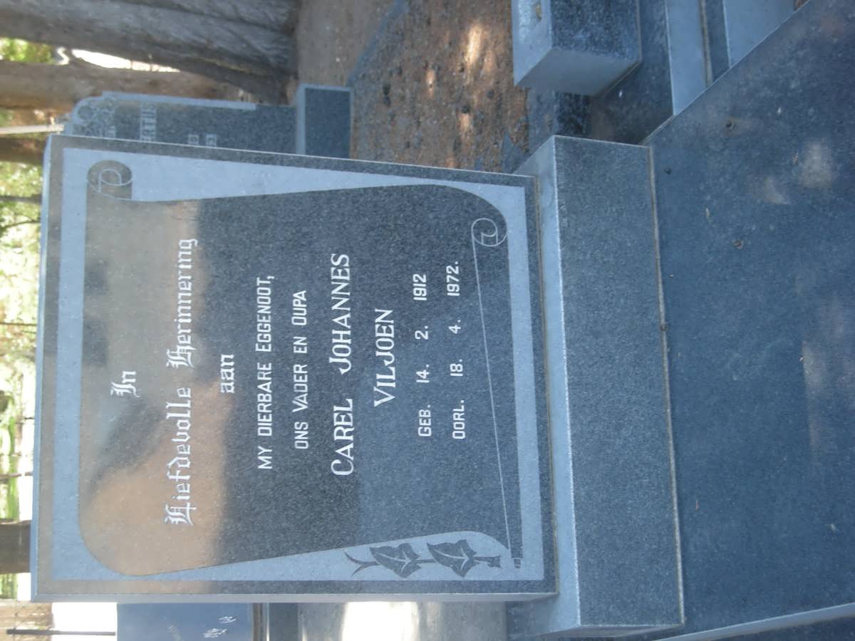 VILJOEN Carel Johannes 1912-1972