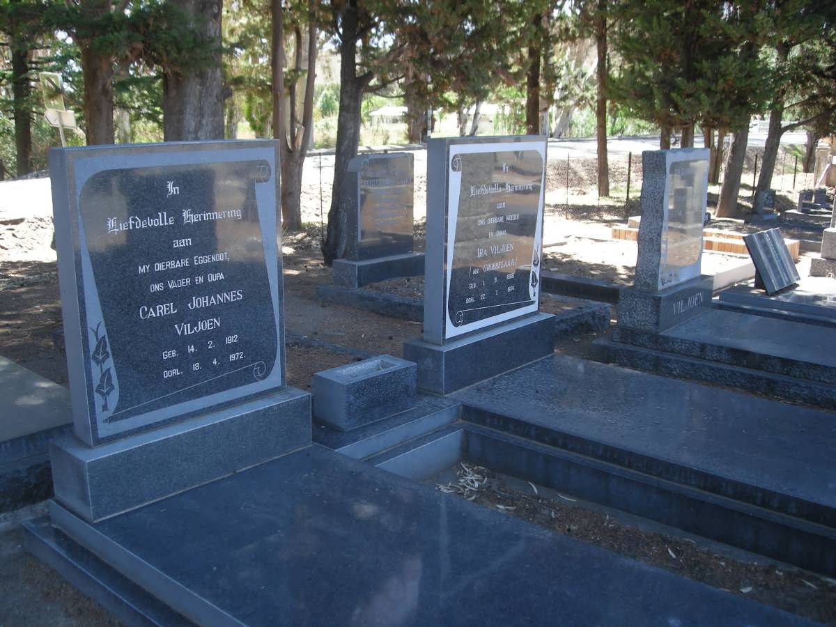 VILJOEN Carel Johannes 1912-1972 &amp; Ira GROBBELAAR 1906-1974