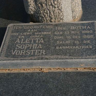 VORSTER :: BOTHA :: CROUSE