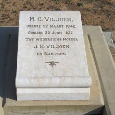 VILJOEN M.C. 1842-1927