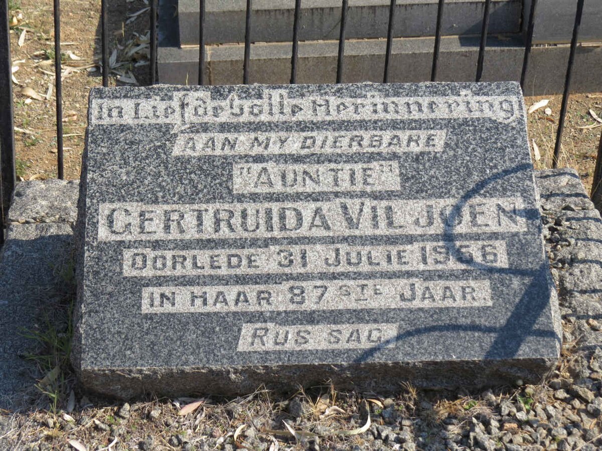 VILJOEN Gertruida -1956
