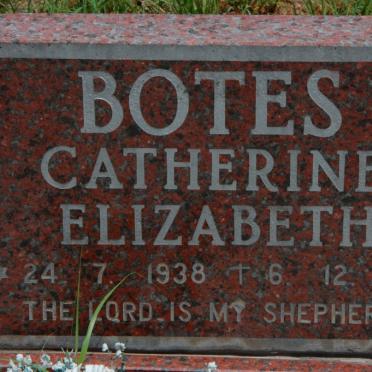 BOTES Catherine Elizabeth 1938-1988