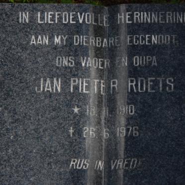 ROETS Jan Pieter 1910-1976