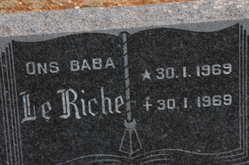 RICHE Baba, le 1969-1969