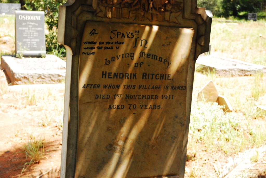 RITCHIE Hendrik -1911