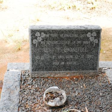 SWANEPOEL Gert P. 1915-1987