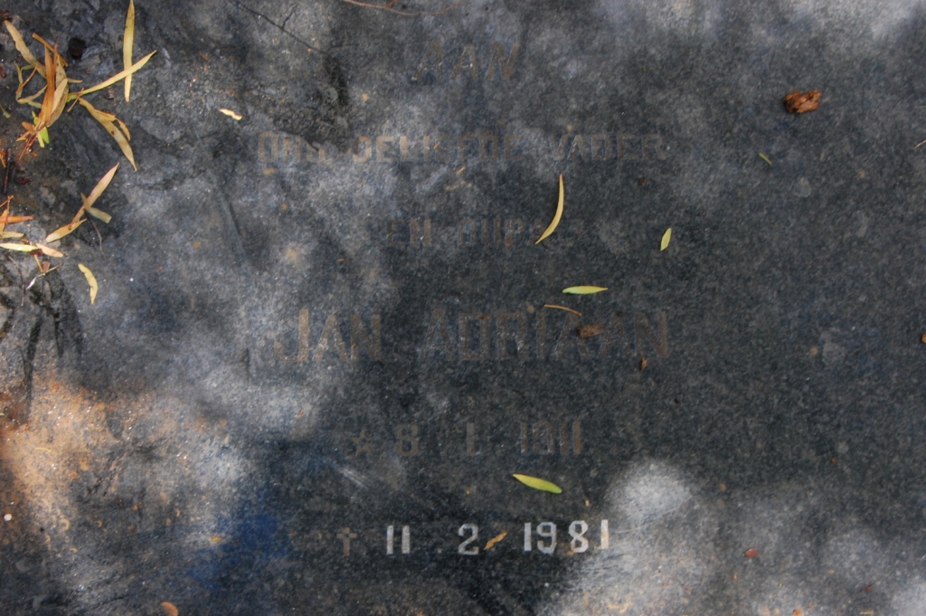 ? Jan Adriaan 1911-1981