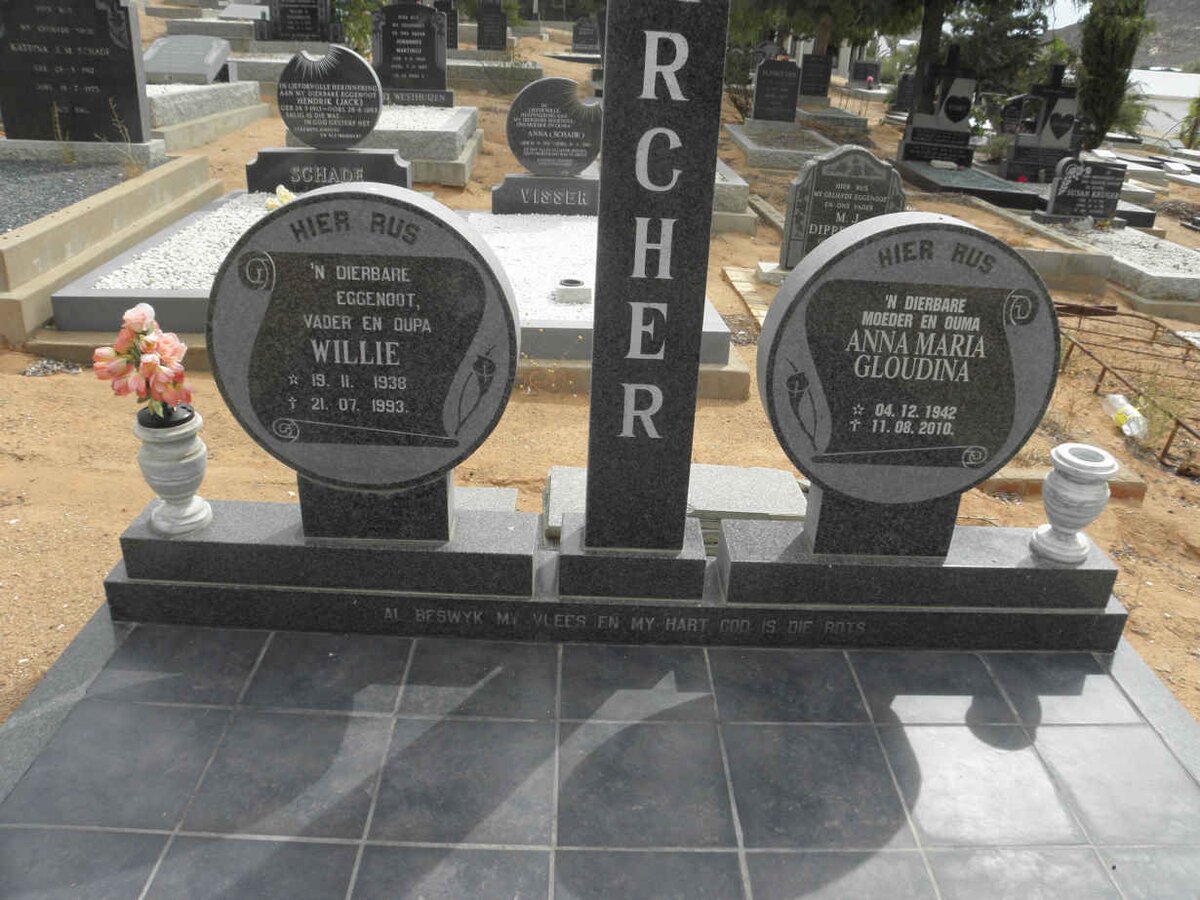 ARCHER Willie 1938-1993 &amp; Anna Maria Gloudina 1942-2010