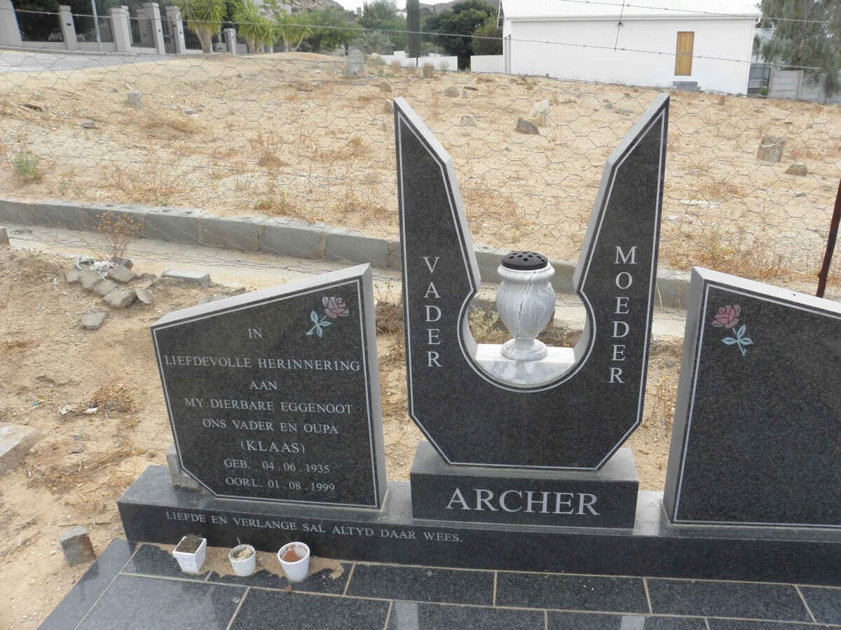 ARCHER Klaas 1935-1999