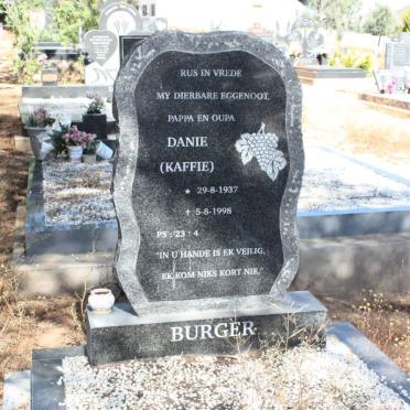 BURGER Danie 1937-1998