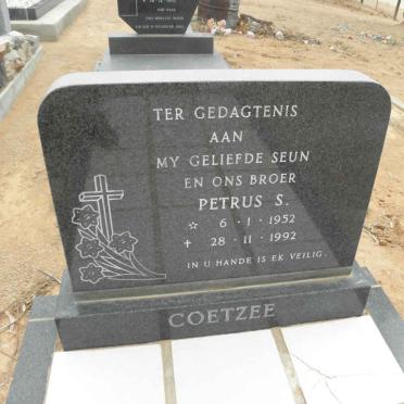 COETZEE Petrus S. 1952-1992