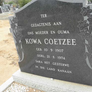 COETZEE Kowa 1907-1974