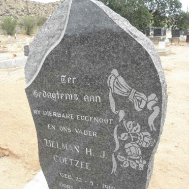 COETZEE Tielman H.J. 1910-1966