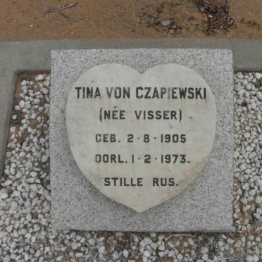 CZAPIEWSKI Tina, von nee VISSER 1905-1973