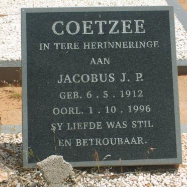 COETZEE Jacobus J.P. 1912-1996