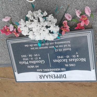 DIPPENAAR Nicolaas Jacobus 1945- &amp; Gloudina Maria 1950-2015