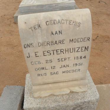 ESTERHUIZEN J.E. 1884-1951
