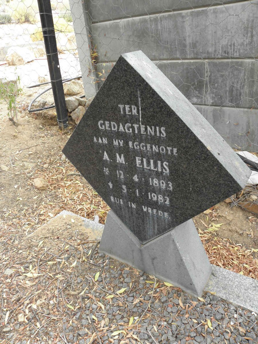 ELLIS A.M. 1893-1982