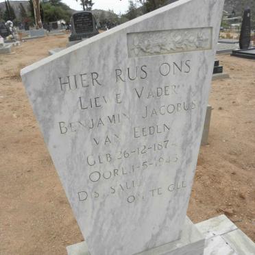 EEDEN Benjamin Jacobus, van 1874-1945