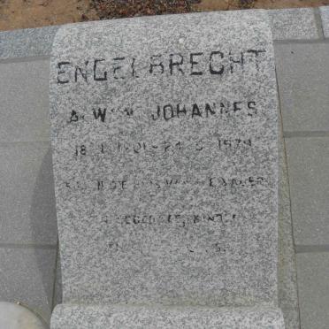 ENGELBRECHT Alwyn Johannes 1901-1974 &amp; Johanna Maria NAGEL 1907-1988