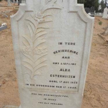 ESTERHUIZEN Alba -1933
