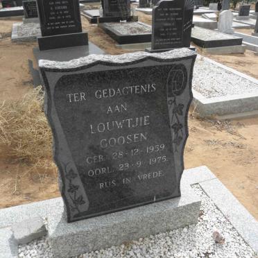 GOOSEN Louwtjie 1959-1975