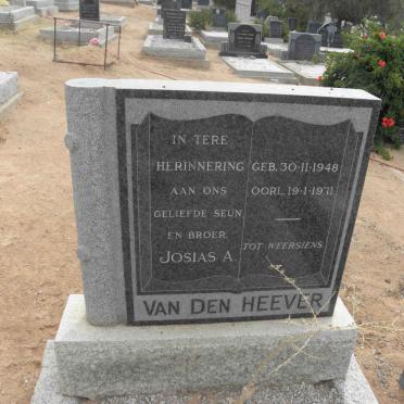 HEEVER Josias A., van den 1948-1971