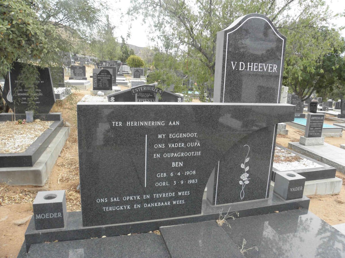 HEEVER Ben, v.d. 1908-1983