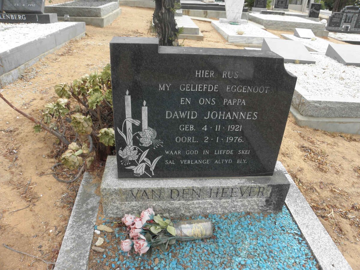 HEEVER Dawid Johannes, van den 1921-1976