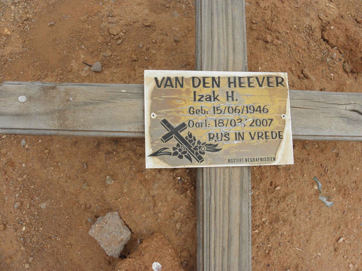 HEEVER Izak H., van den 1946-2007