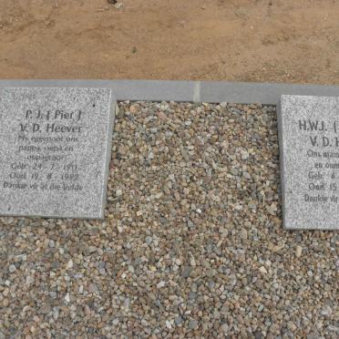 HEEVER P.J., v.d. 1911-1992 &amp; H.W.J. 1918-2012