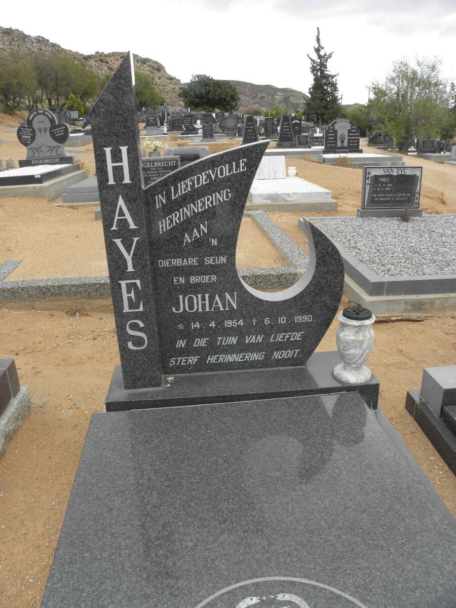 HAYES Johan 1954-1990