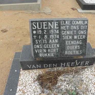 HEEVER Suene, van den 1974-1974