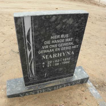 HEEVER Marhyna, van den 1950-1992